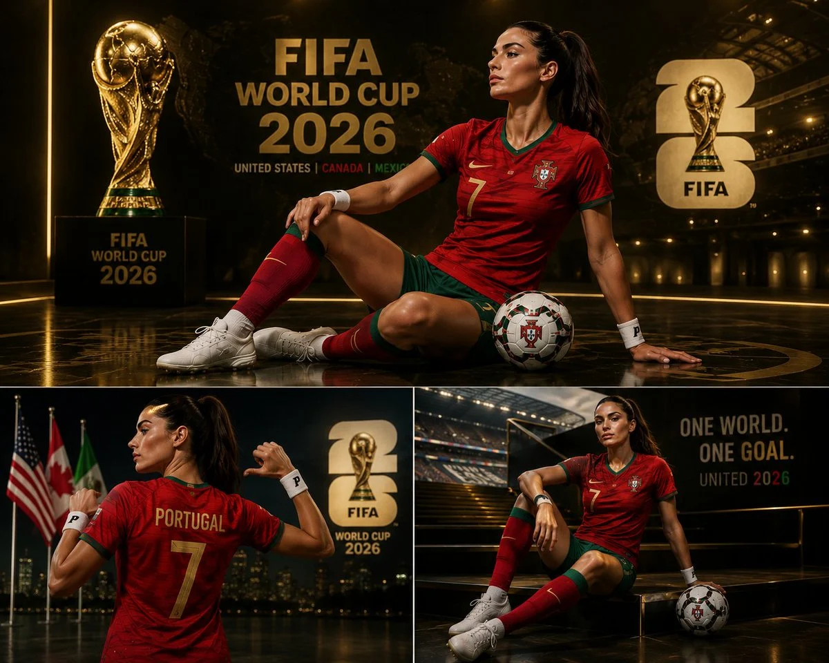 Portugal Supporter 3-Panel Poster preview image