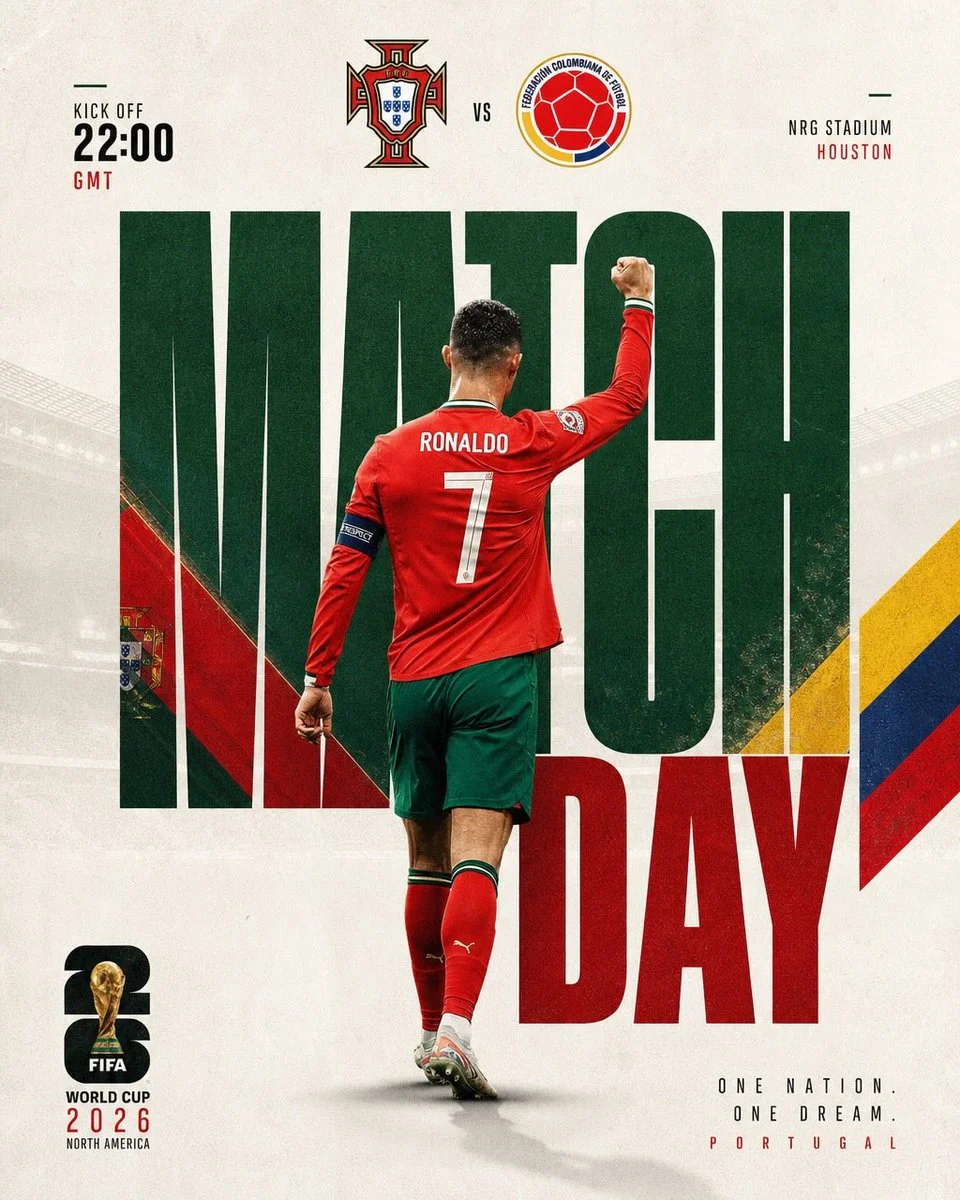 Portugal Match Day Poster preview image