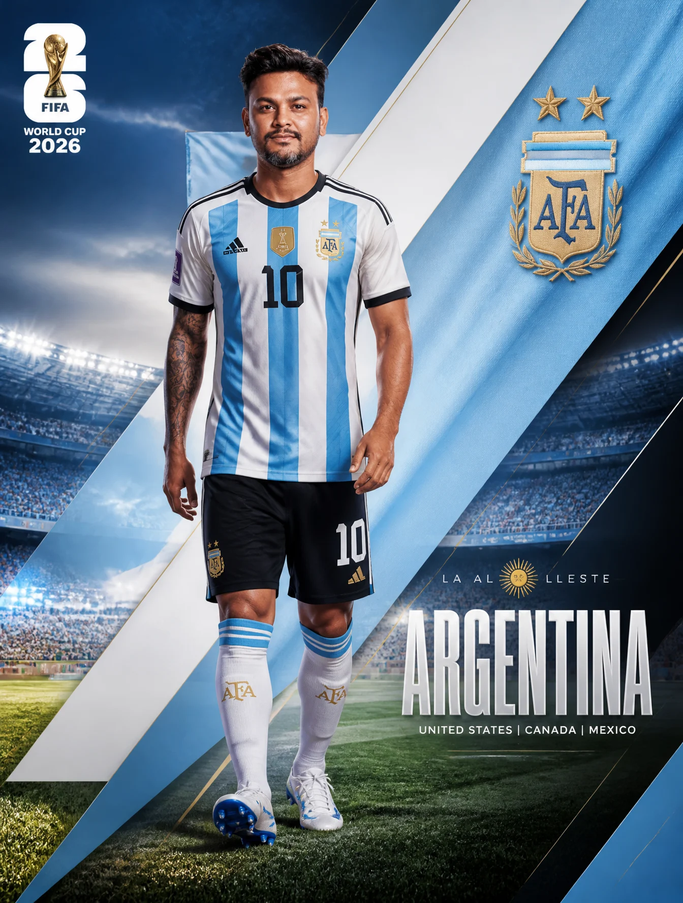 Argentina Reference Poster Template preview image
