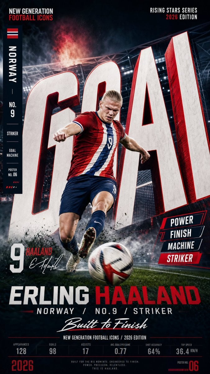Football Star Campaign Template preview image