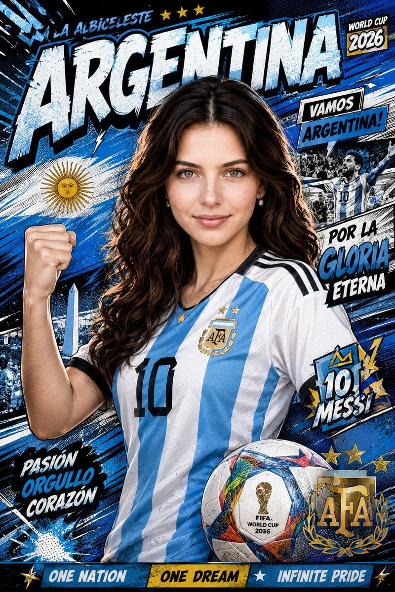 Comic Book World Cup Poster preview image