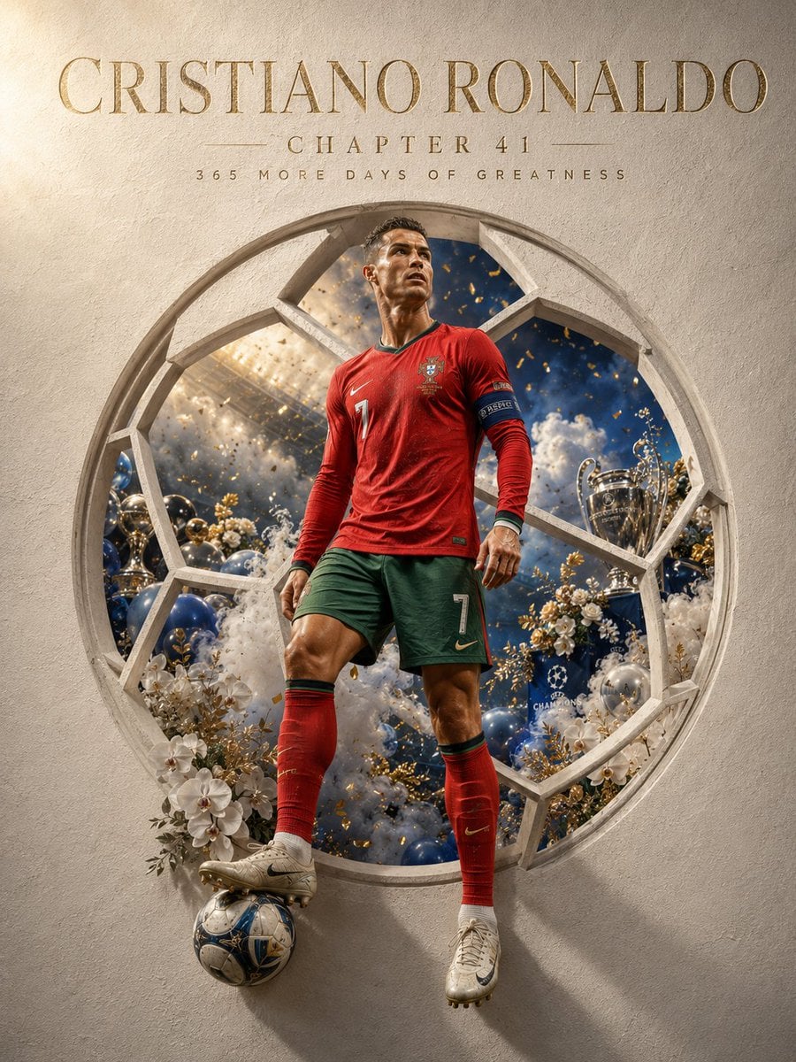 Ronaldo Carved Arch Poster preview image