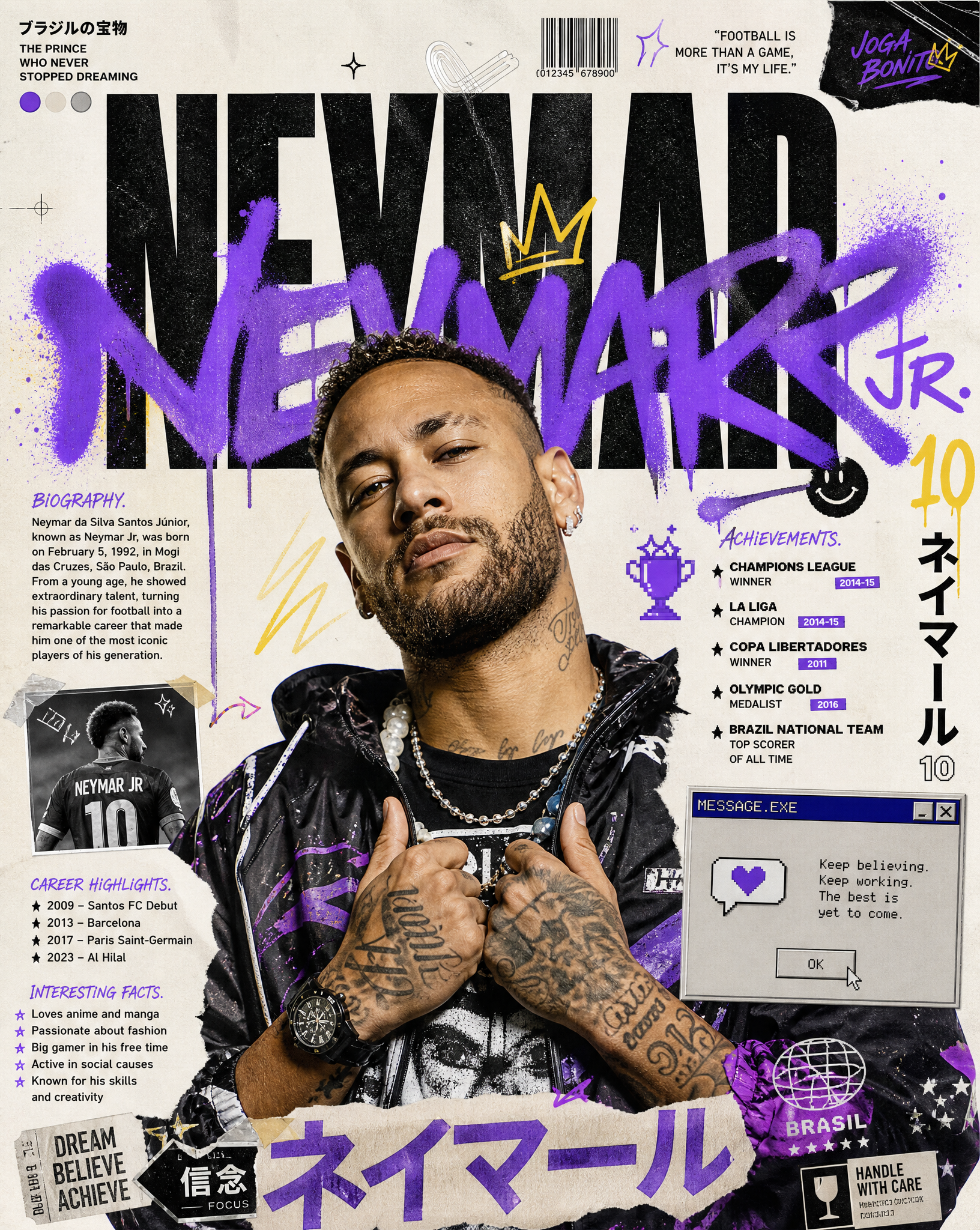 Neymar Street-Art Poster preview image